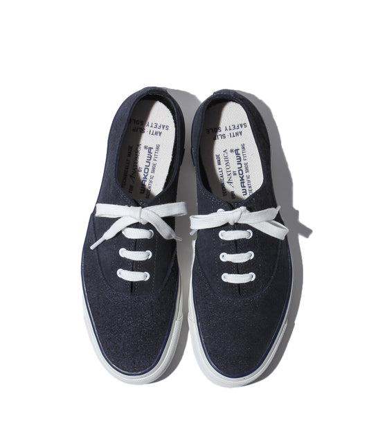 WAKOUWA / SUEDE OX LOW UNLINED WHITE SOLE