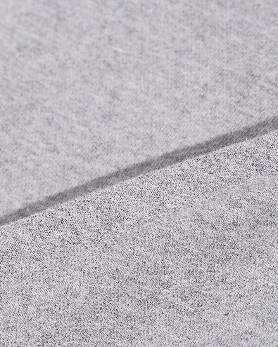 Sweat crew neck cardigan
