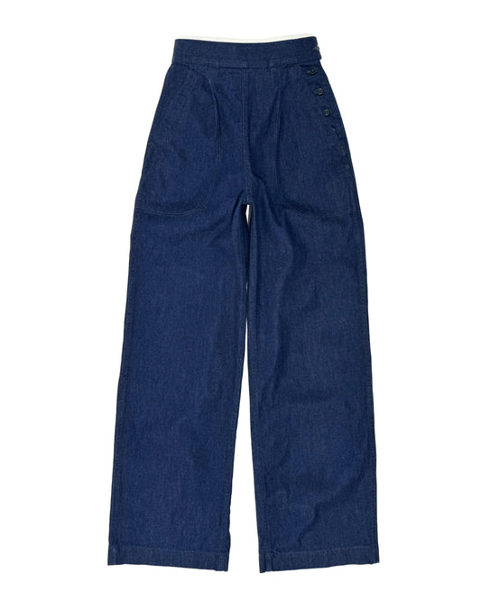 WAVES PANTS / INDIGO ONE WASH