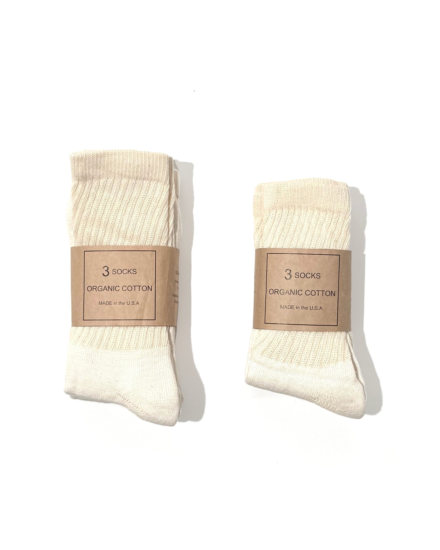 ORGANIC COTTON SOCKS 3PACKS