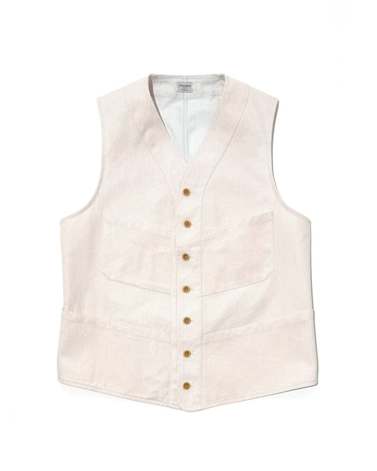 SAGAN VEST / COUTIL COTTON