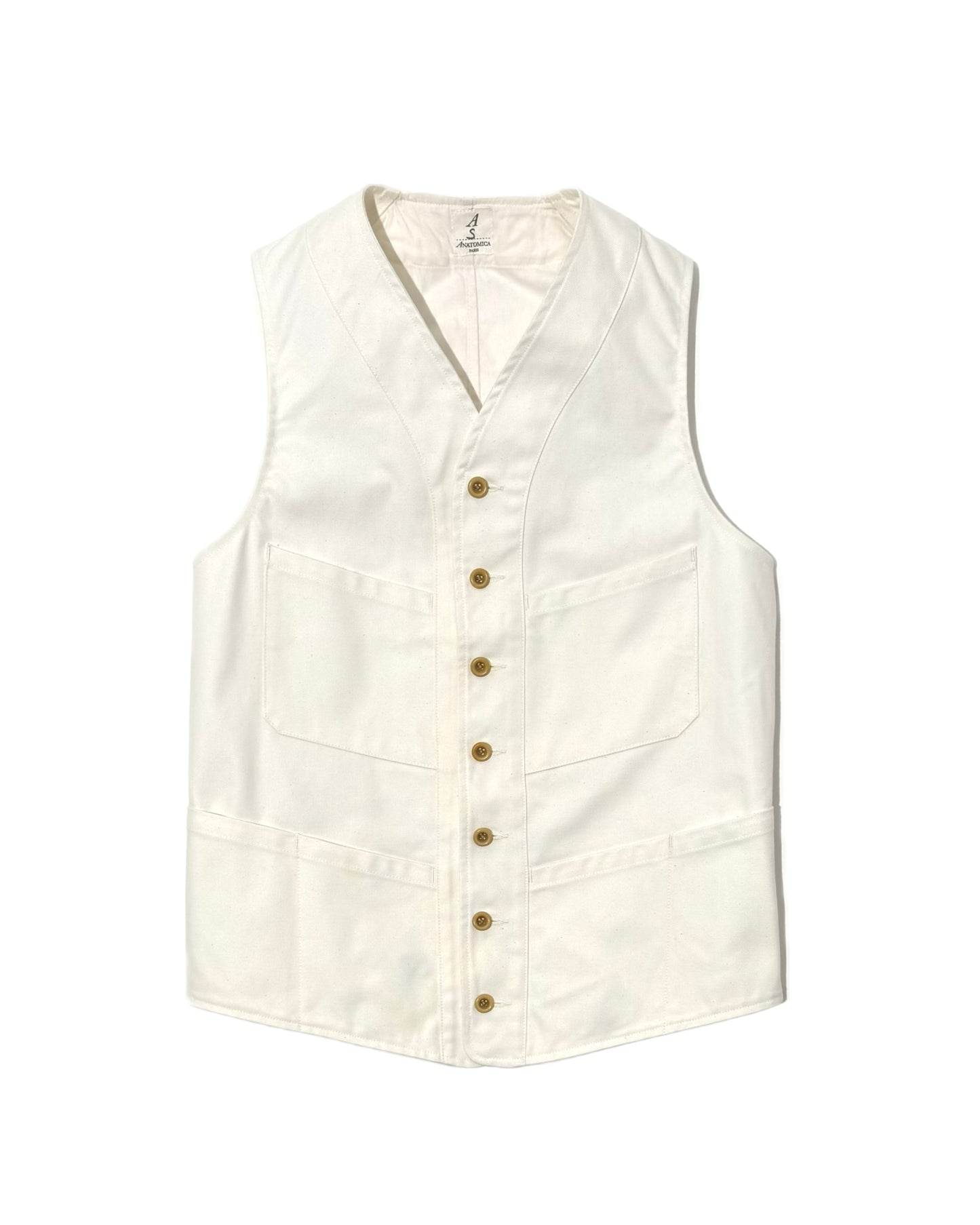 SAGAN VEST / PANAMA COTTON