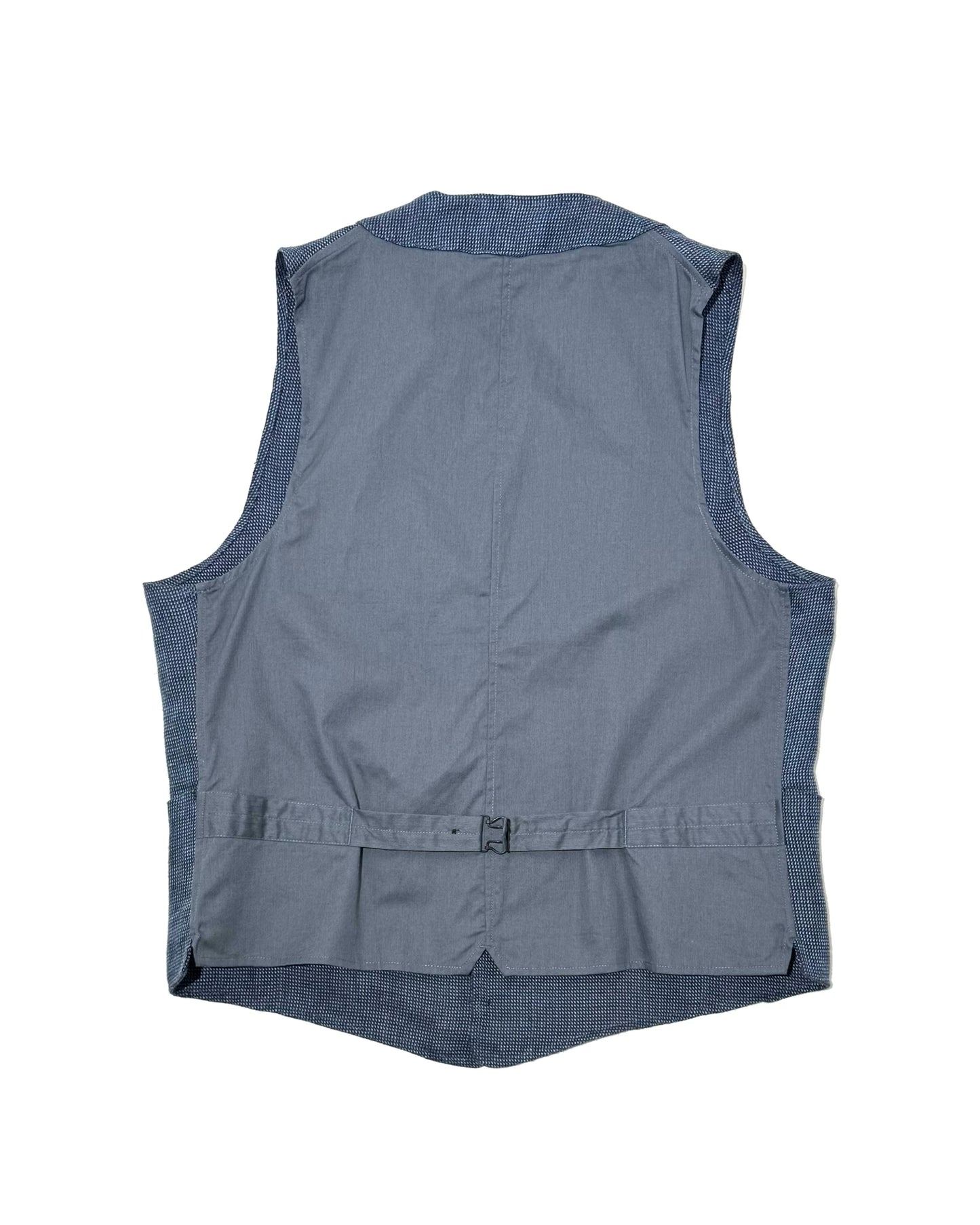 SAGAN VEST / IRISH LINEN BIRDS EYES