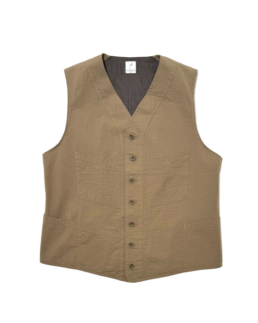 SAGAN VEST / SEERSUCKER