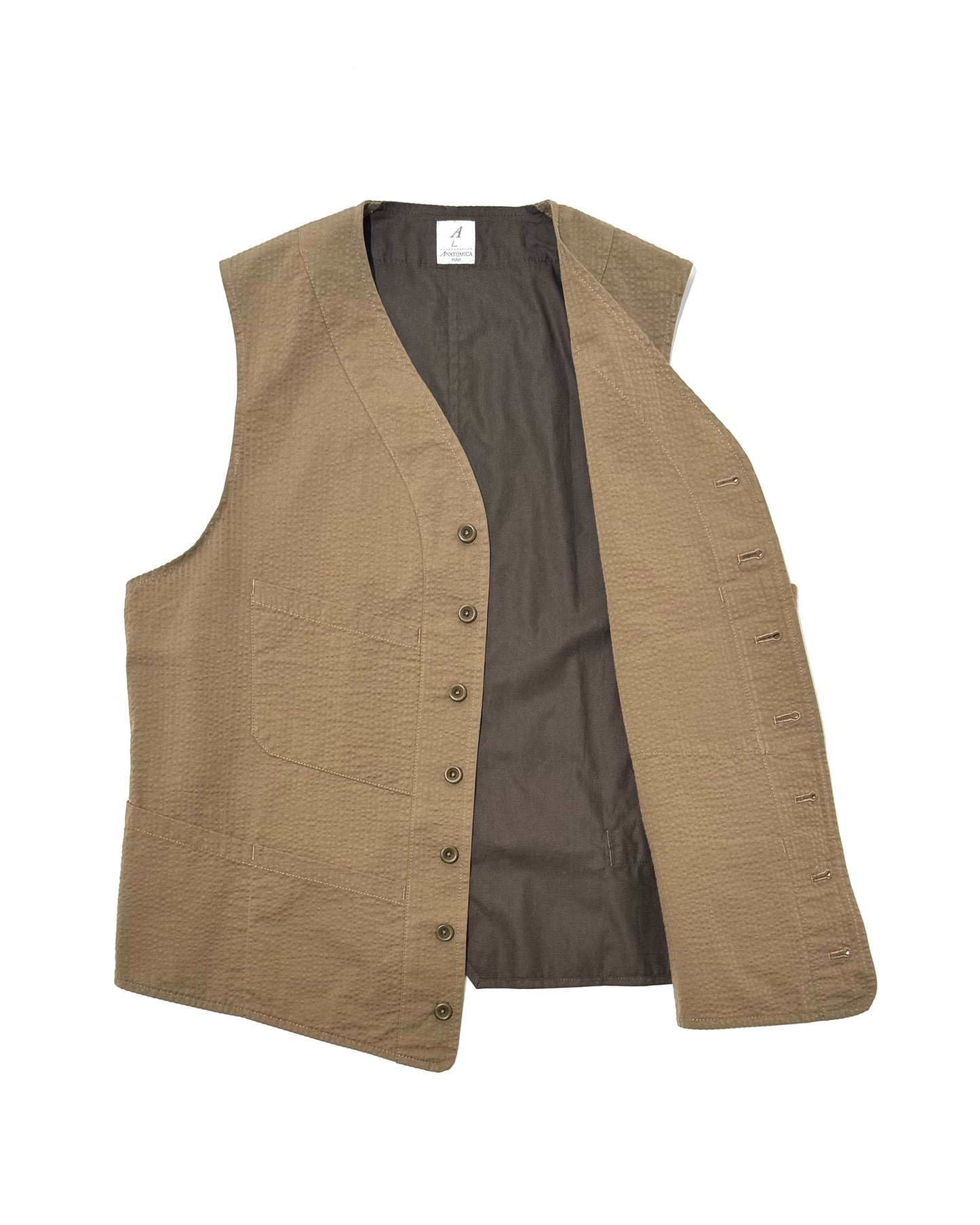 SAGAN VEST / SEERSUCKER