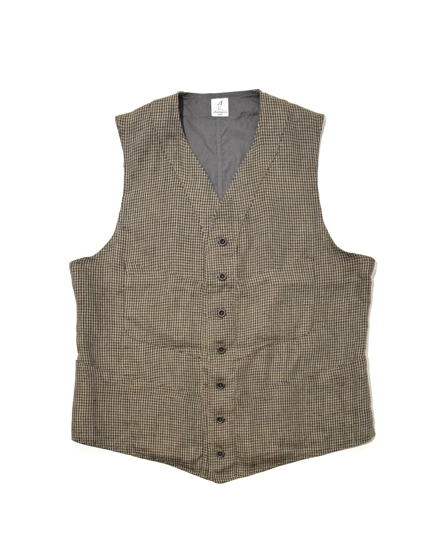 SAGAN VEST / LINEN CHECK