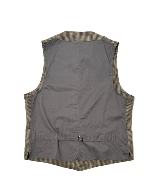 SAGAN VEST / LINEN CHECK