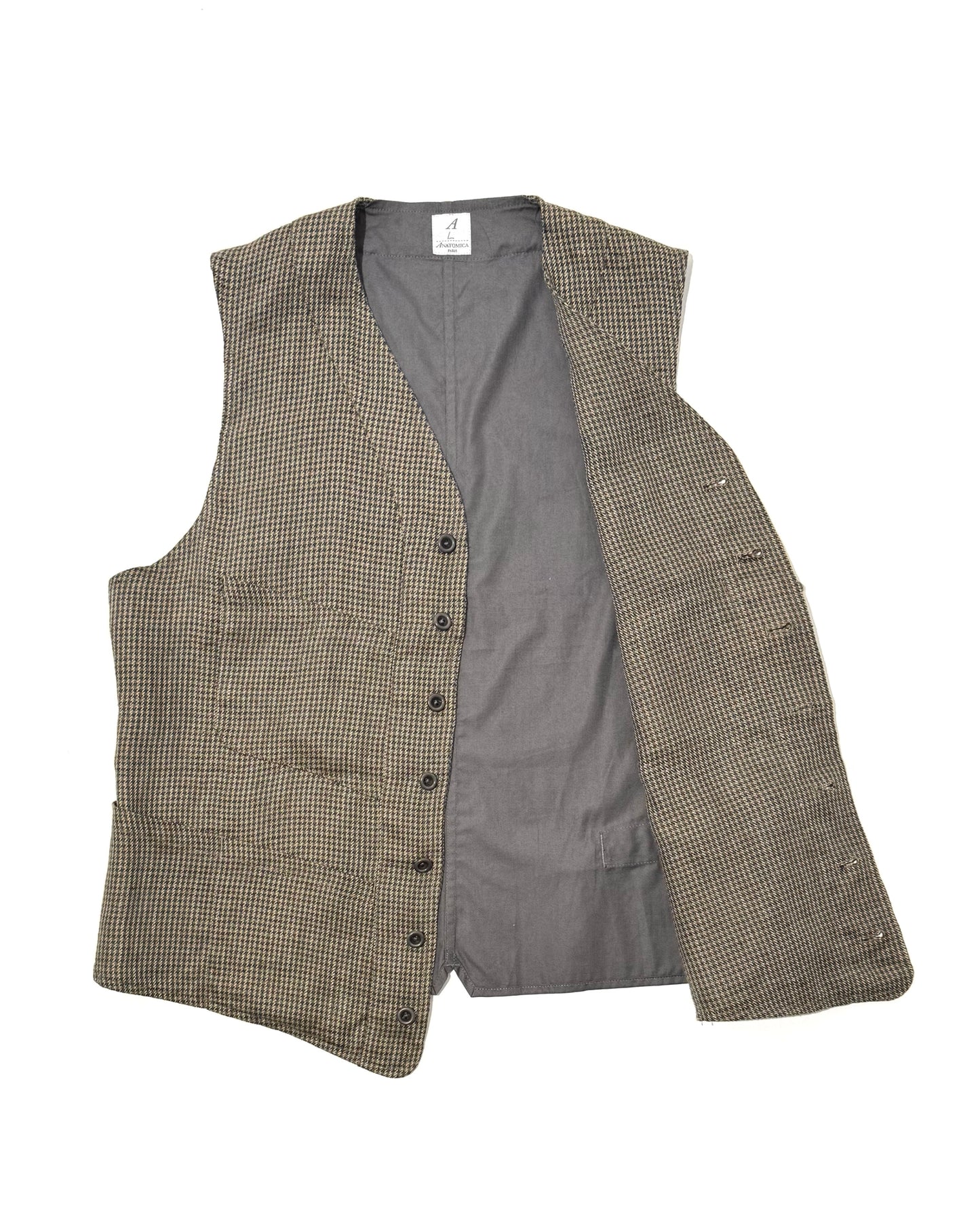 SAGAN VEST / LINEN CHECK