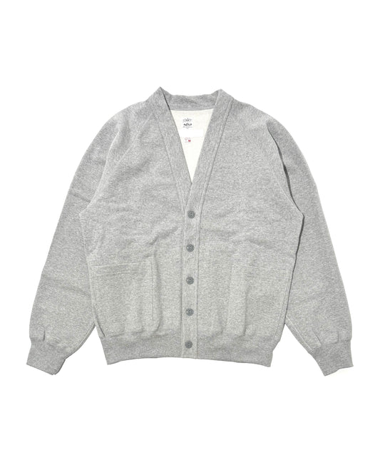 SWEAT RAGLAN CARDIGAN GREY