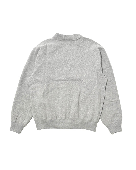 SWEAT RAGLAN CARDIGAN GREY