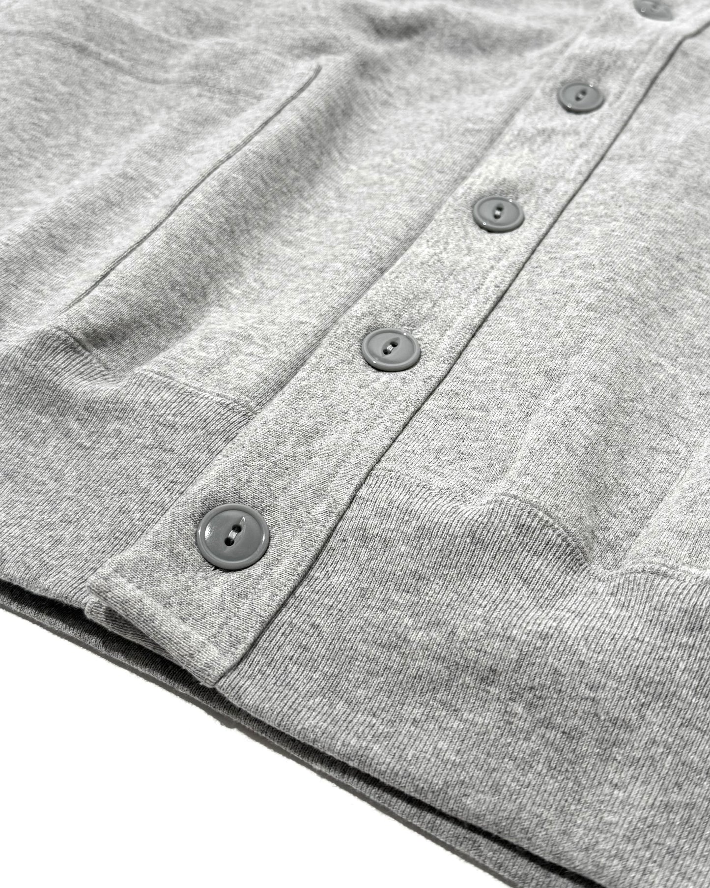 RAGLAN CARDIGAN GREY SWEAT