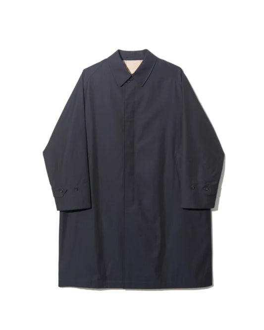 SINGLE RAGLAN COAT 1 / GABARDINE NAVY