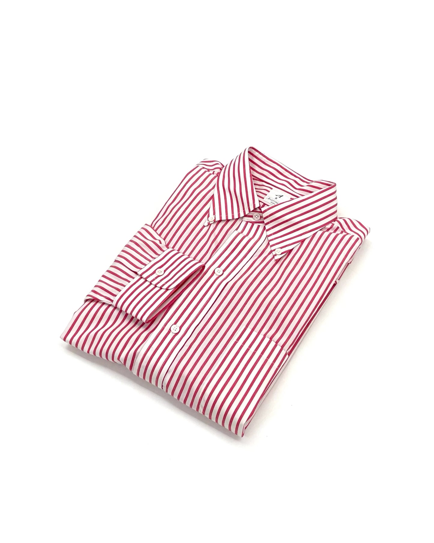 BD SHIRT / CANDY STRIPE PINK