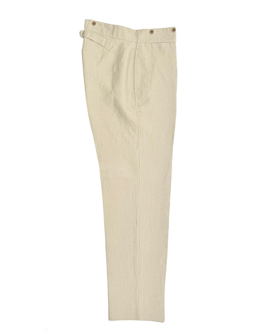 BJ PANTS / LINEN TAUPE