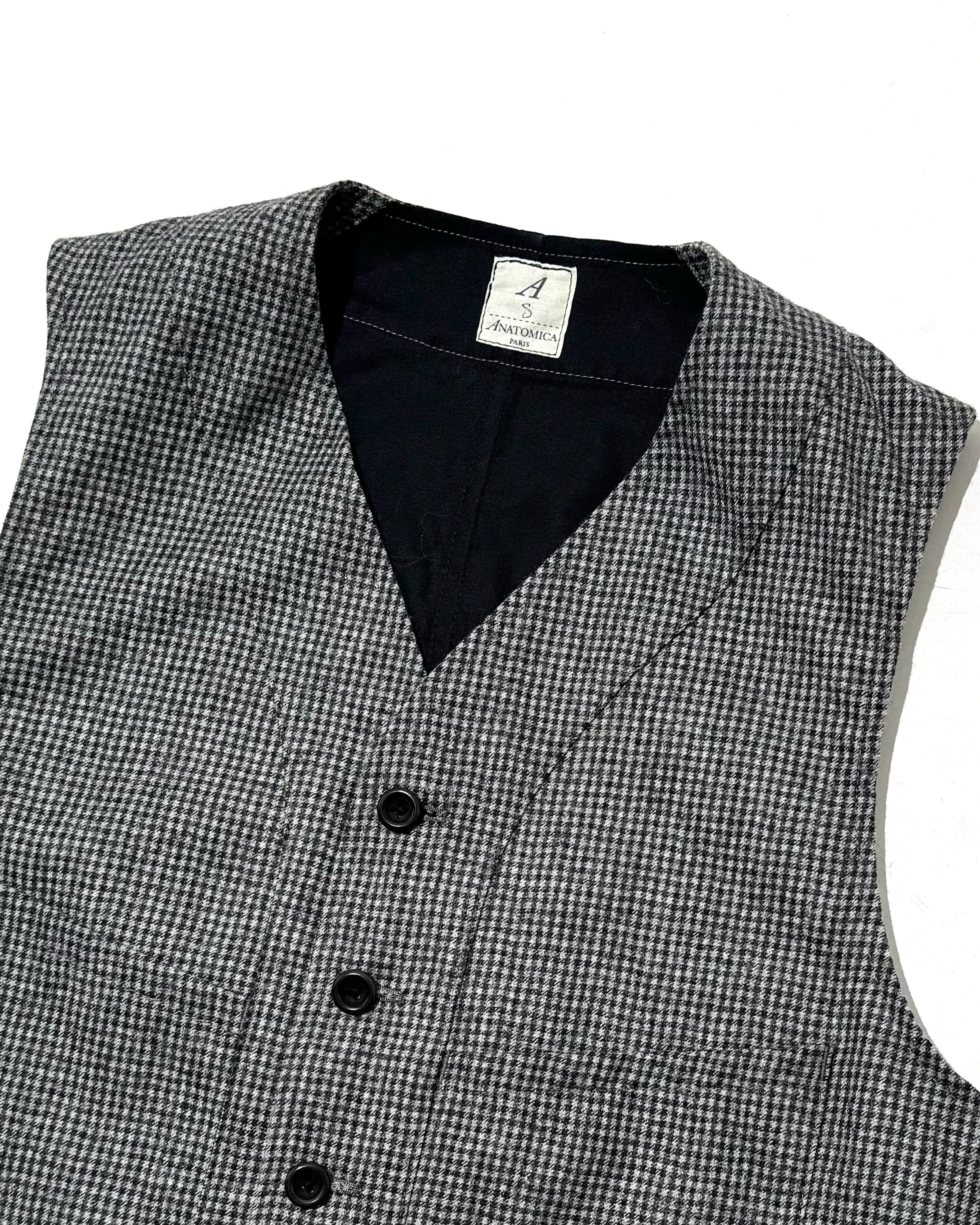 SAGAN VEST / LIGHT FLANNEL – ANATOMICA OFFICIAL ONLINE STORE