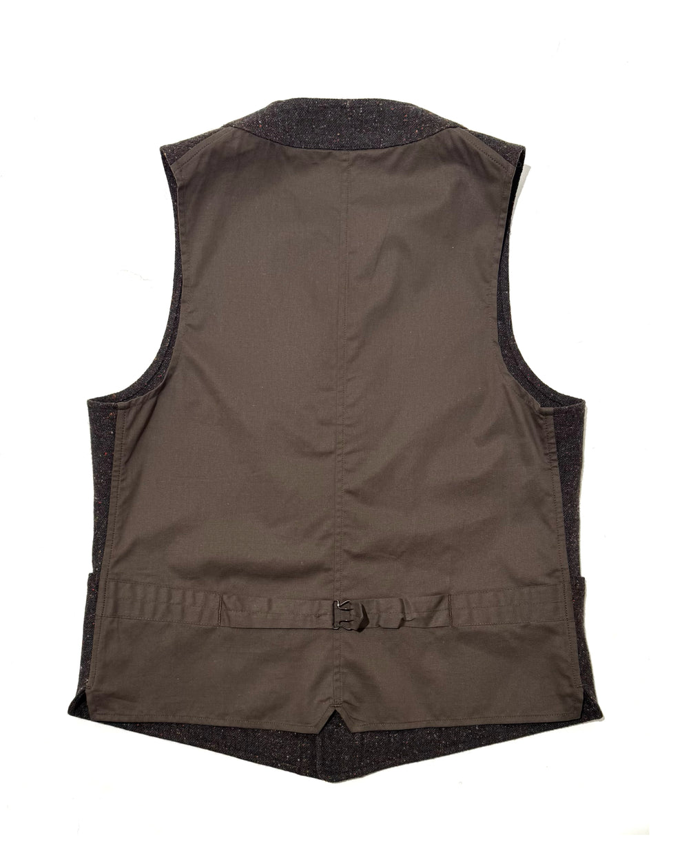 SAGAN VEST / SHETLAND TWEED HERRINNG BONE