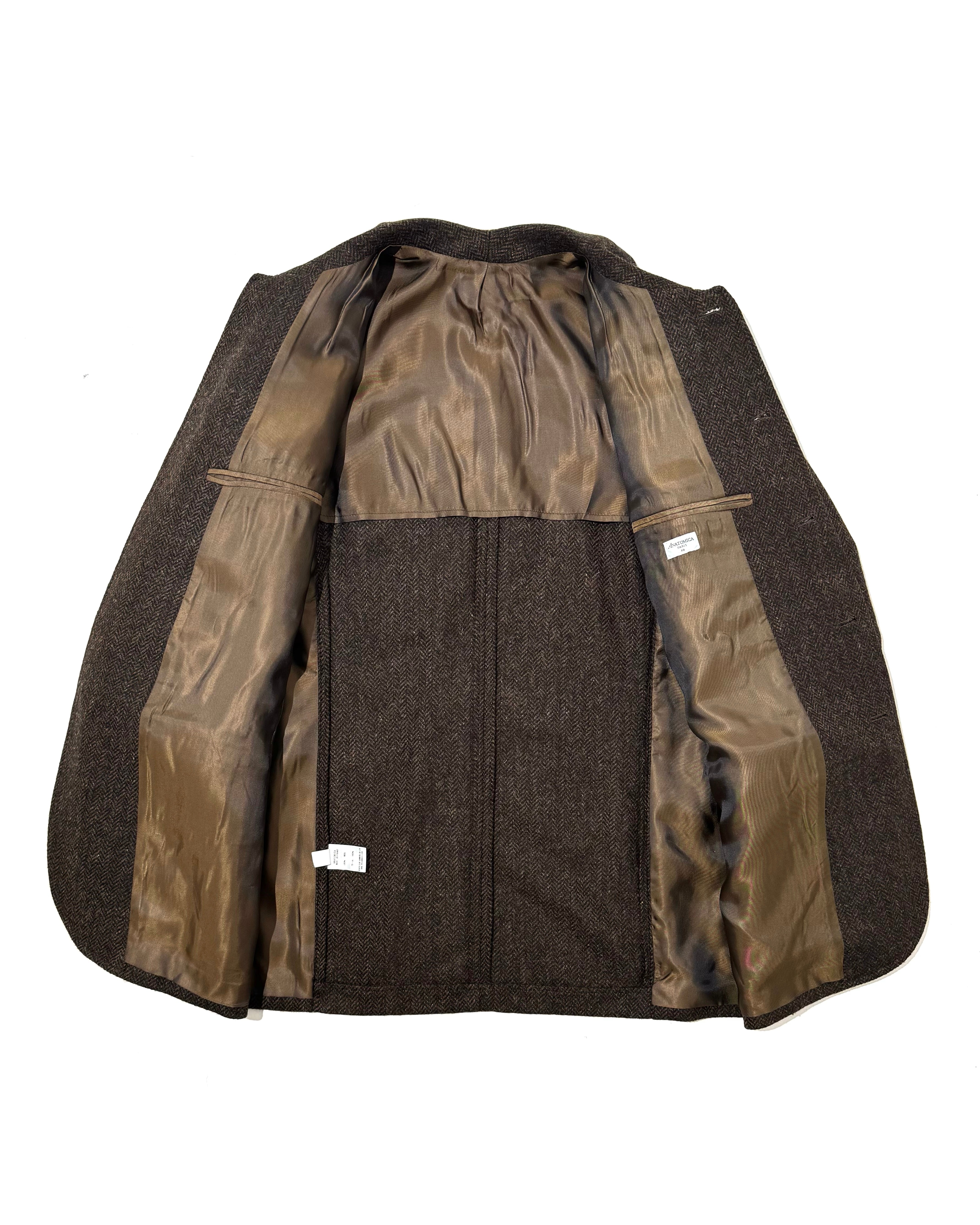 ALBERT / SHETLAND TWEED HERRING BONE – ANATOMICA OFFICIAL ONLINE STORE