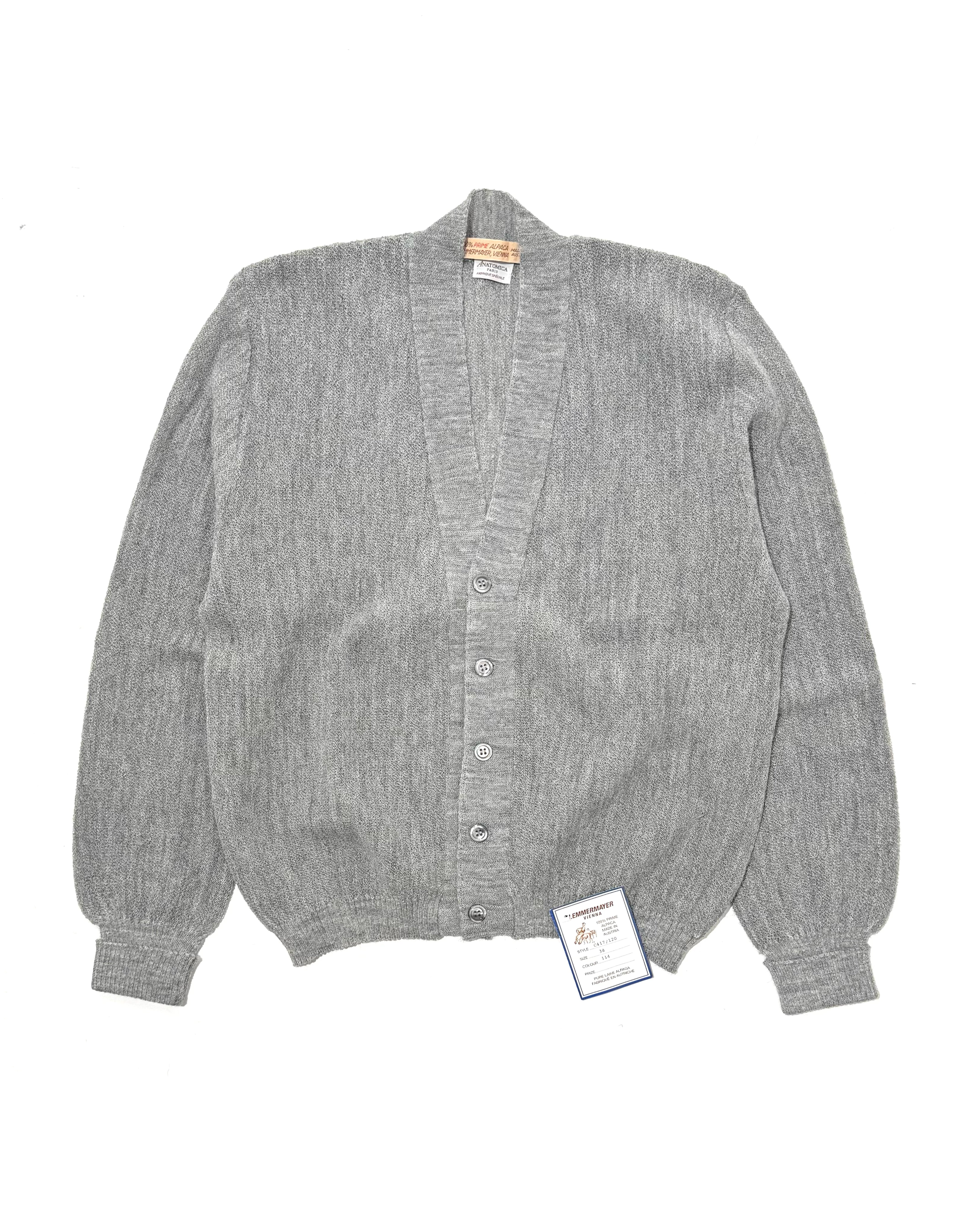 anatomica Lemmermayer 100%アルパカ カーディガン LEMMERMAYER CARDIGAN 1PLY – ANATOMICA OFFICIAL ONLINE STORE