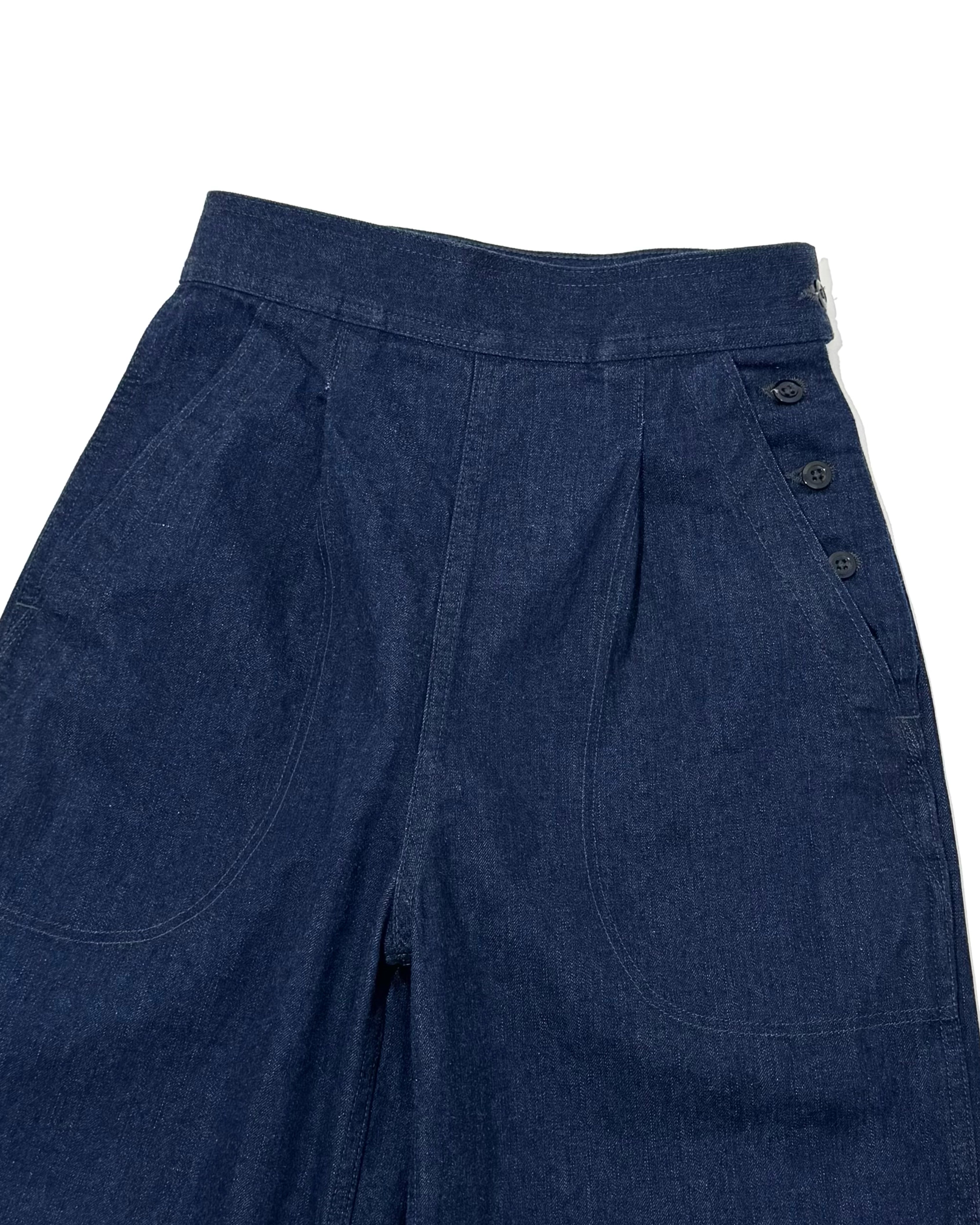 WAVES PANTS / INDIGO ONE WASH – ANATOMICA OFFICIAL ONLINE STORE