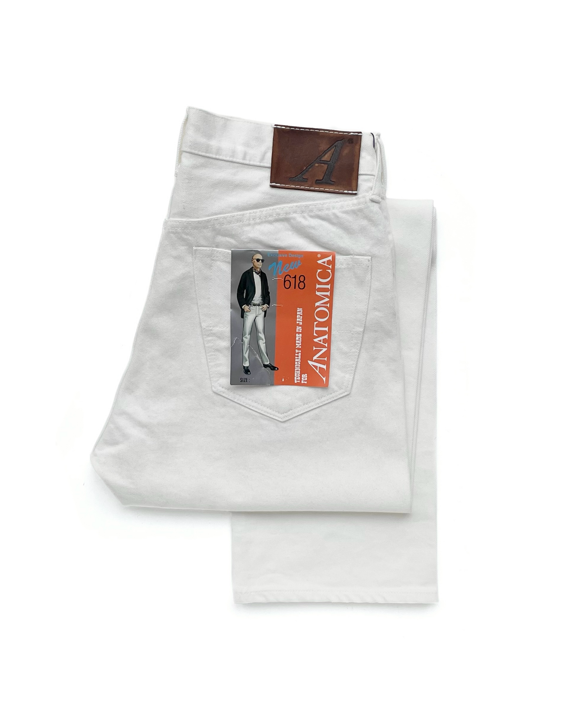 618 ORIGINAL / WHITE DENIM – ANATOMICA OFFICIAL ONLINE STORE