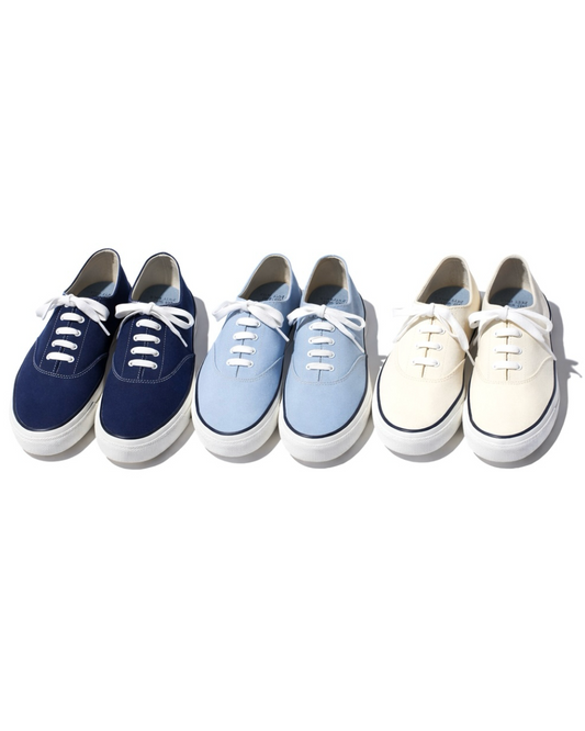 WAKOUWA DECK SHOES LOW CUT / WHITE SOLE