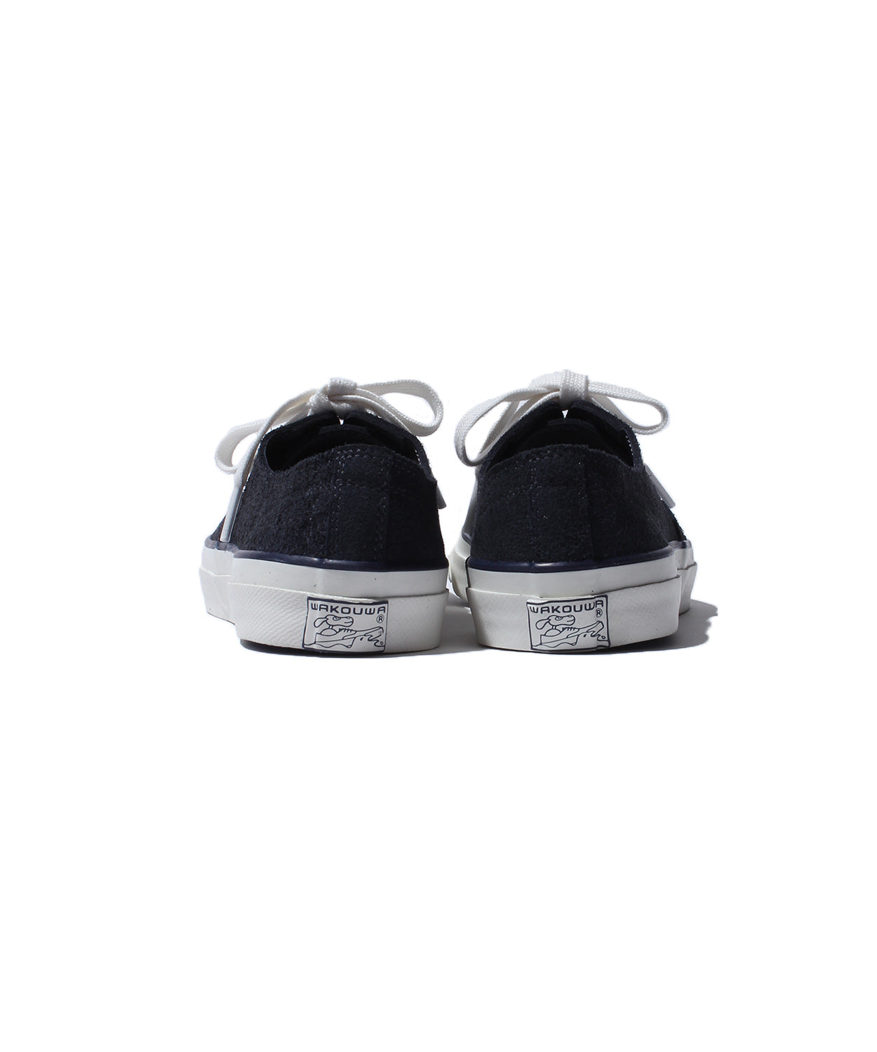 WAKOUWA / SUEDE OX LOW UNLINED WHITE SOLE