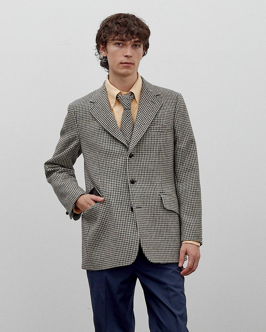 DUNN JACKET HOUNDSTOOTH / IVORY – ANATOMICA OFFICIAL ONLINE STORE
