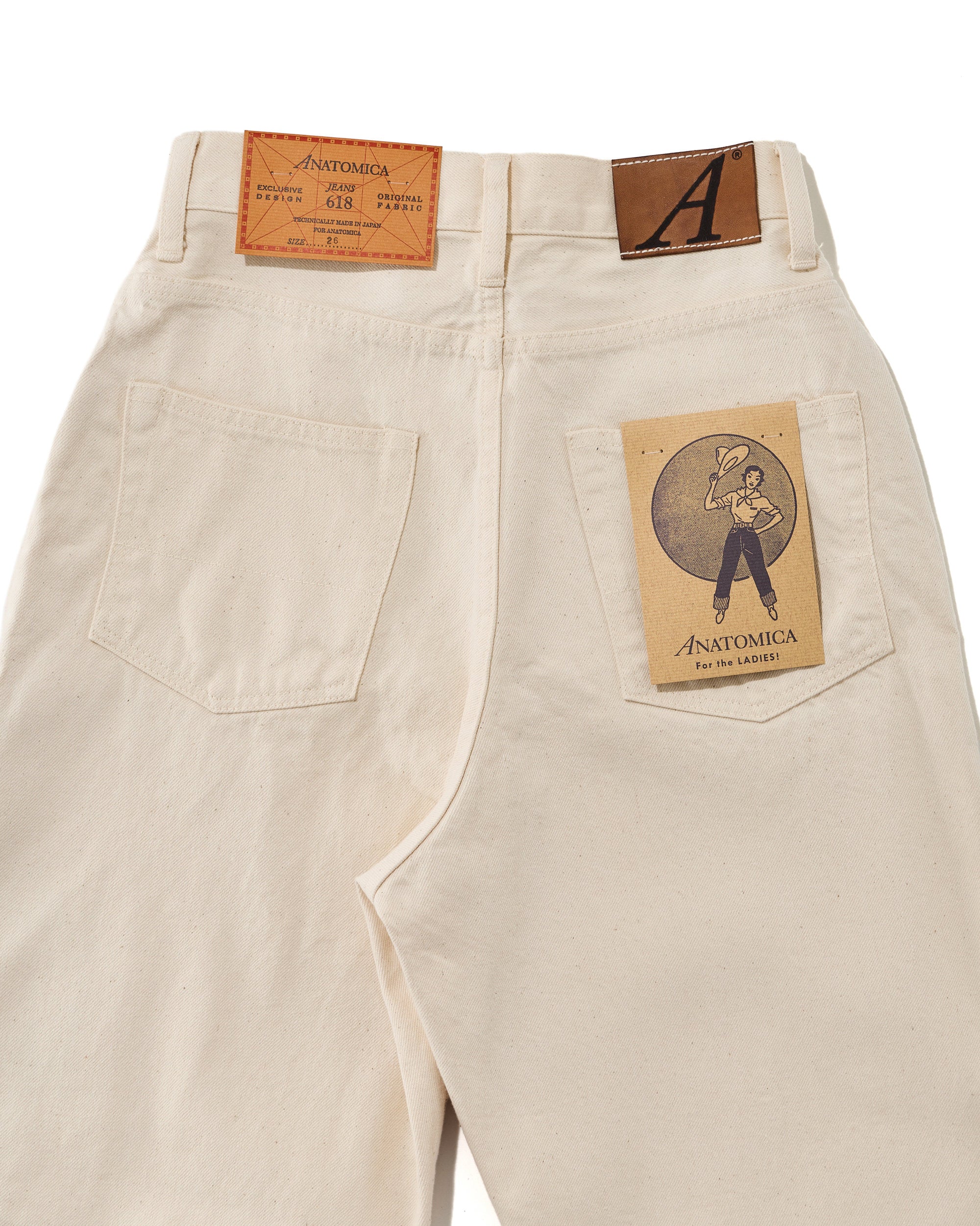 618 MARILYN 1 / NATURAL DENIM – ANATOMICA OFFICIAL ONLINE STORE