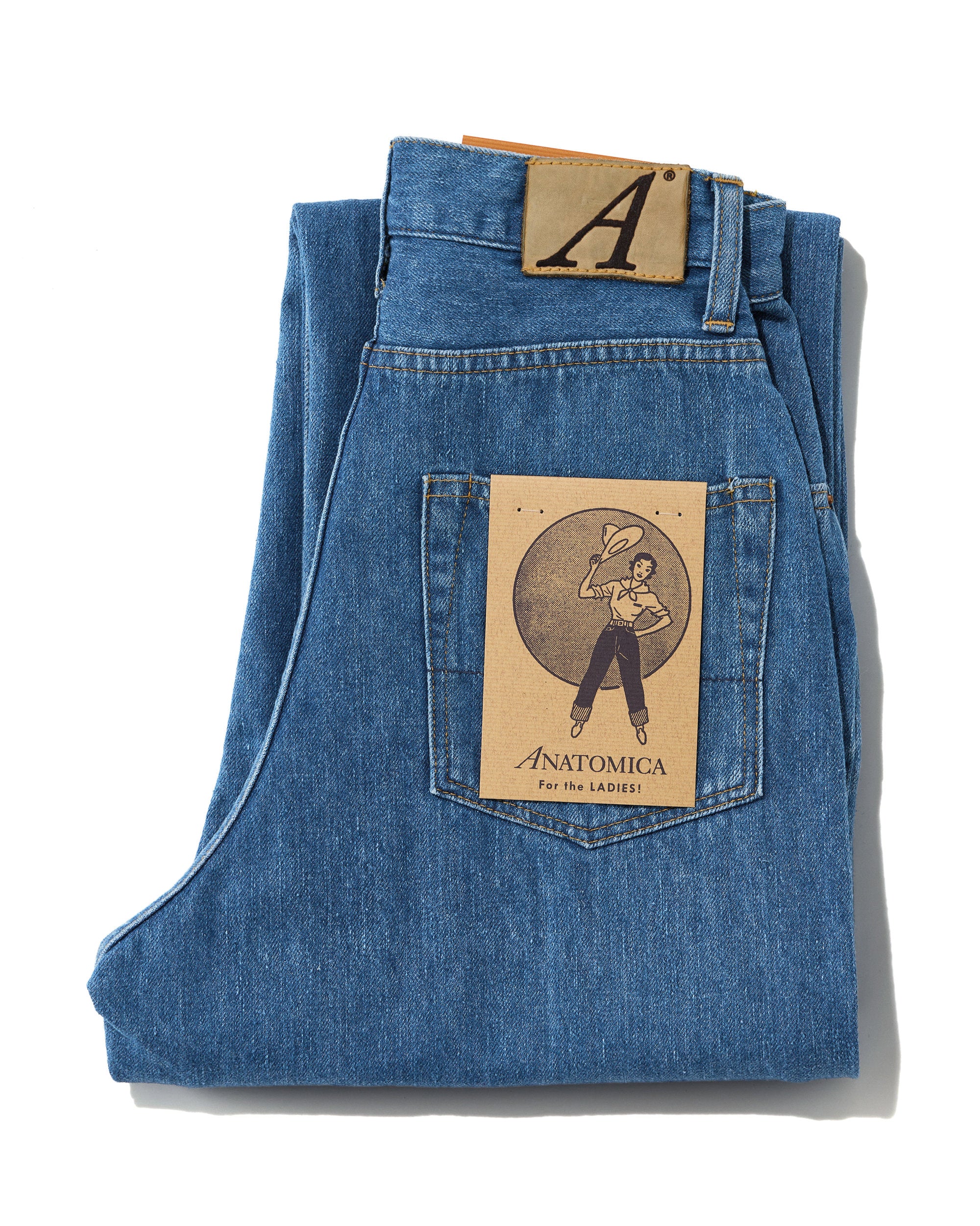 618 MARILYN 1 / INDIGO USED WASH – ANATOMICA OFFICIAL ONLINE STORE