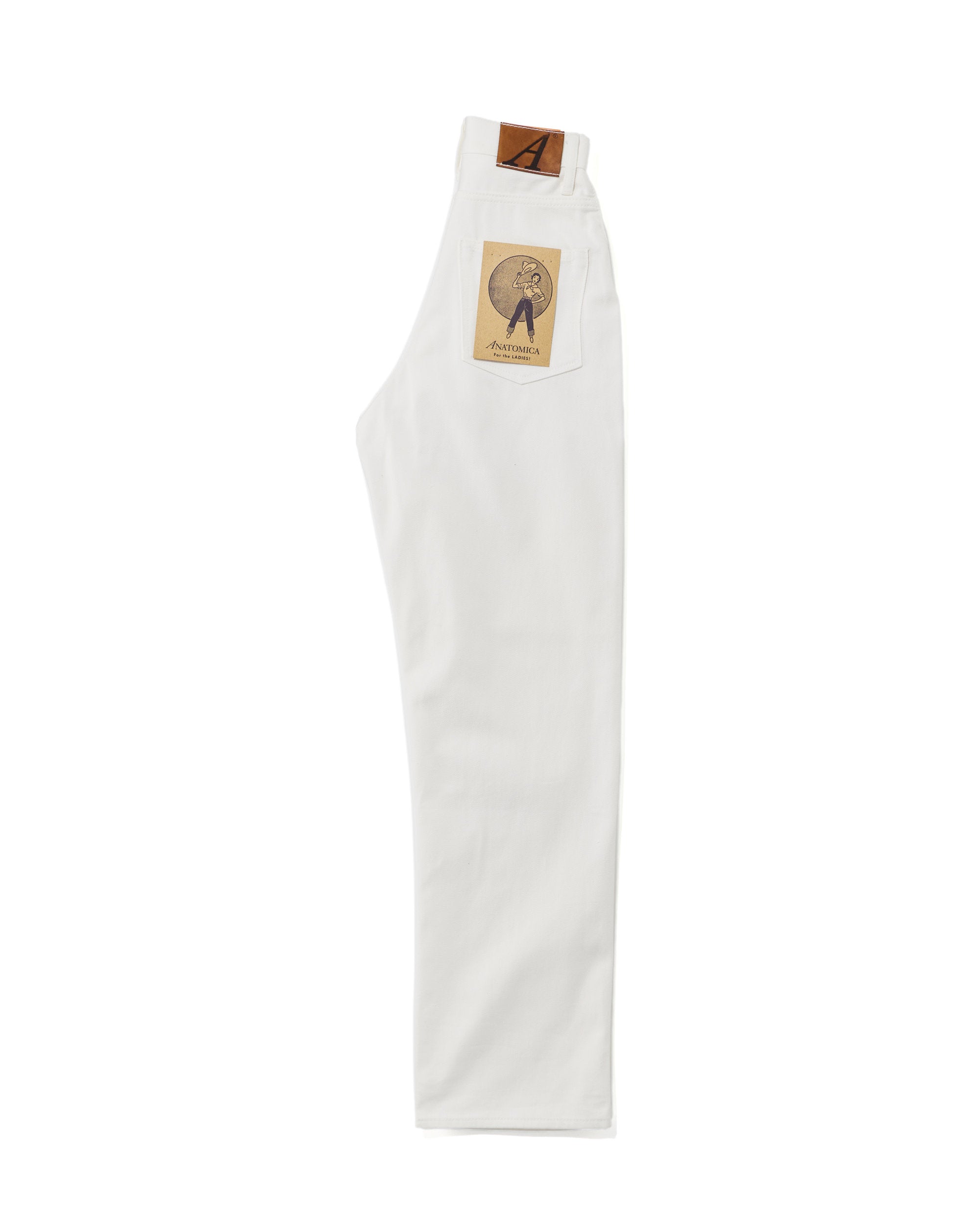 618 MARILYN 1 / WHITE DENIM – ANATOMICA OFFICIAL ONLINE STORE