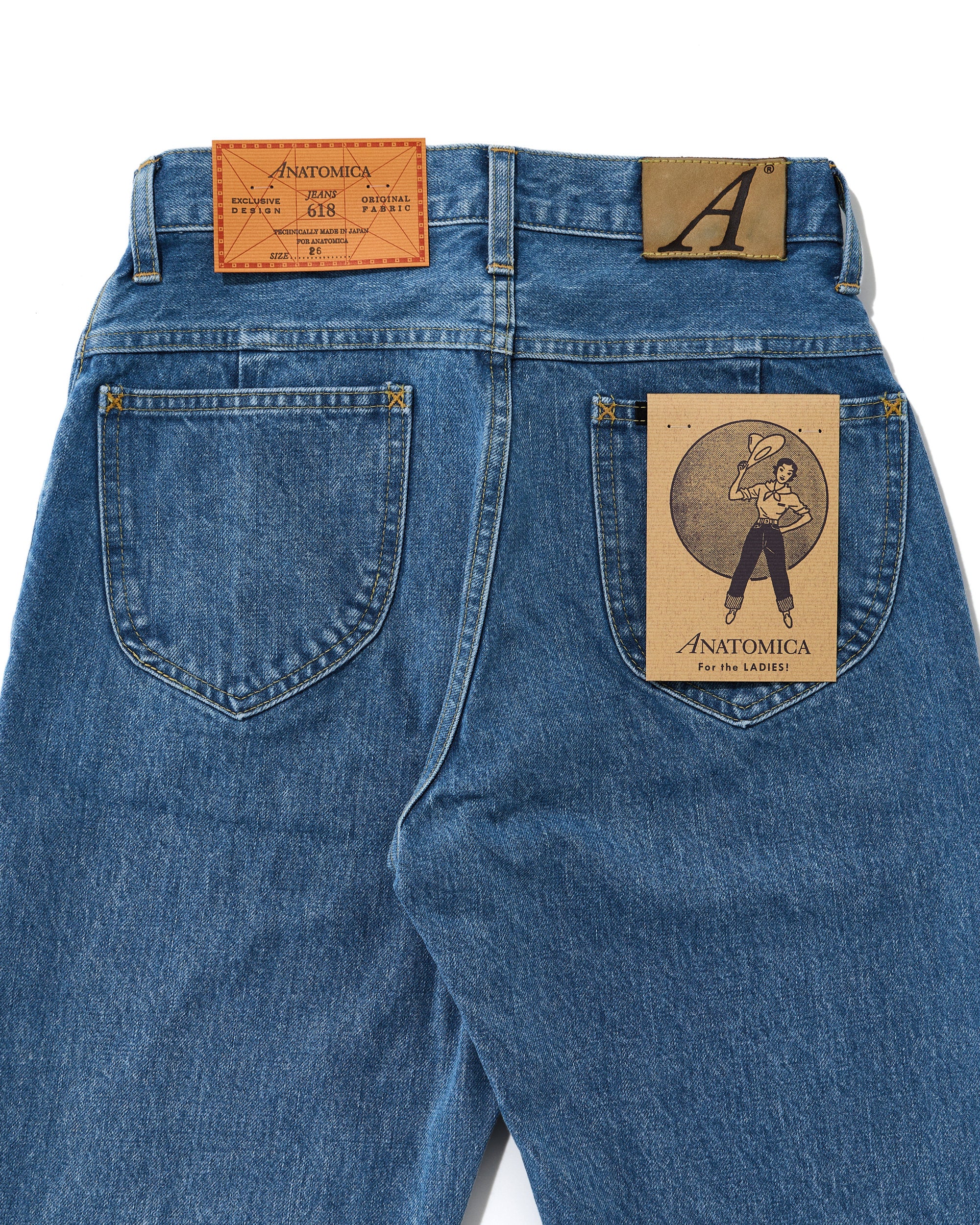 618 MARILYN 2 / INDIGO USED WASH – ANATOMICA OFFICIAL ONLINE STORE