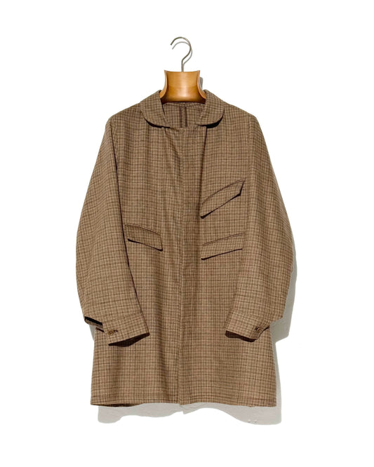 ARTHUR LINEN / WOOL CASHMERE MULTI CHECKS