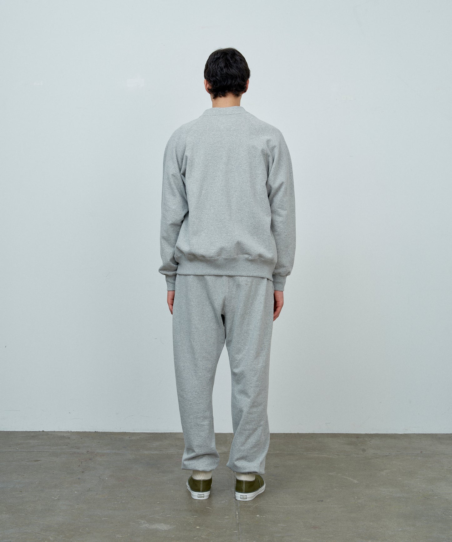 RAGLAN CARDIGAN GREY SWEAT