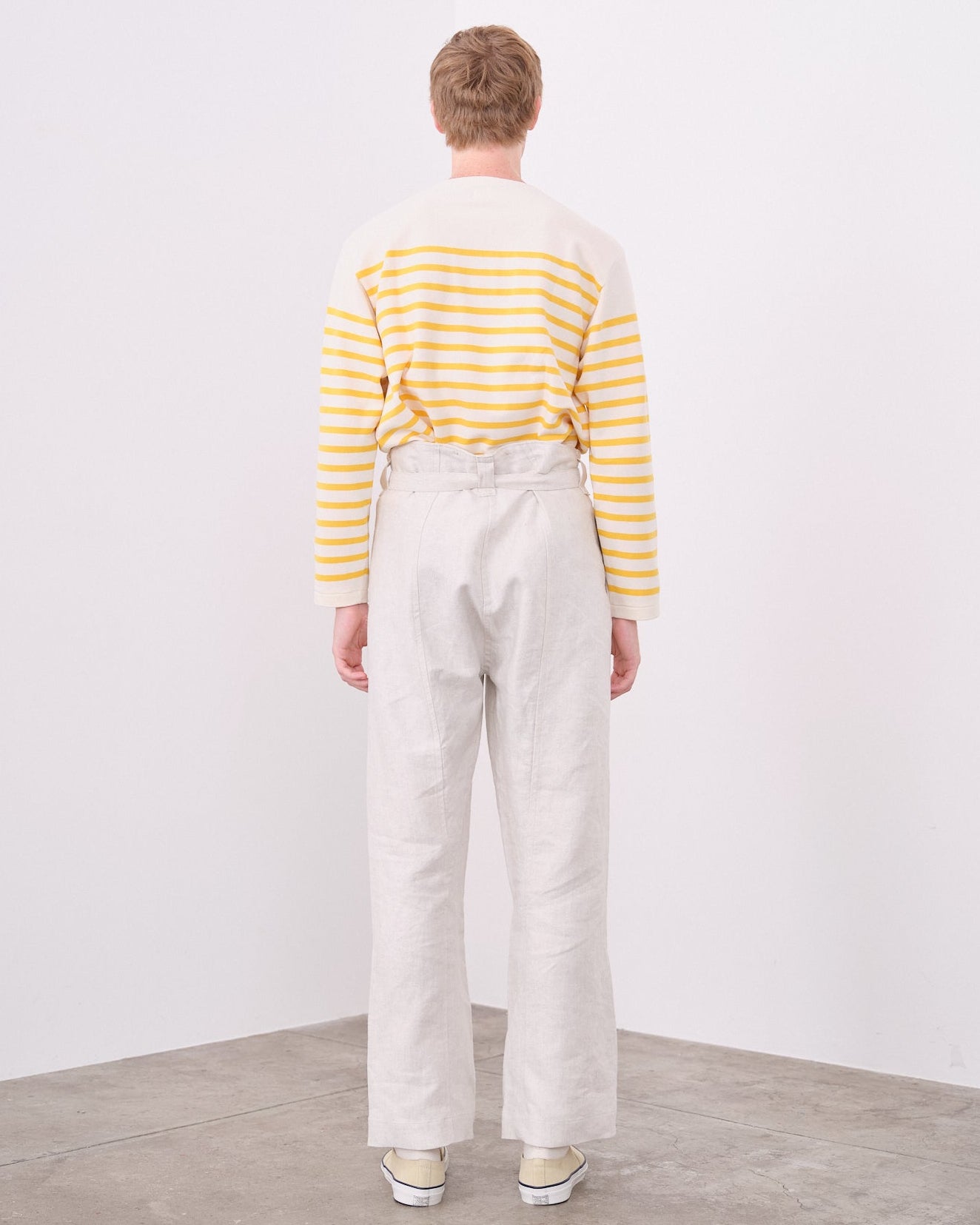 DOCKER PANTS / LINEN CANVAS – ANATOMICA OFFICIAL ONLINE STORE