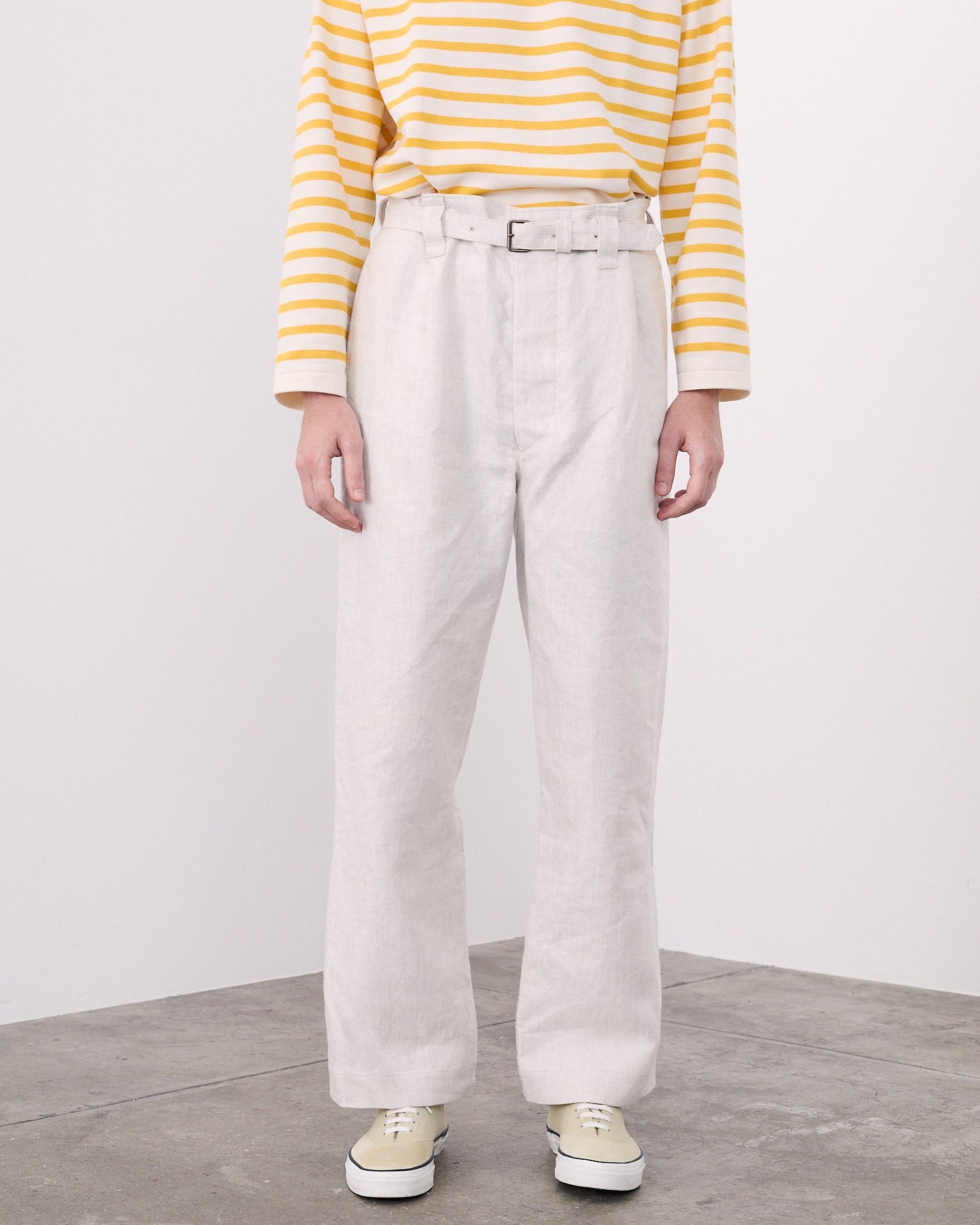 DOCKER PANTS / LINEN CANVAS – ANATOMICA OFFICIAL ONLINE STORE