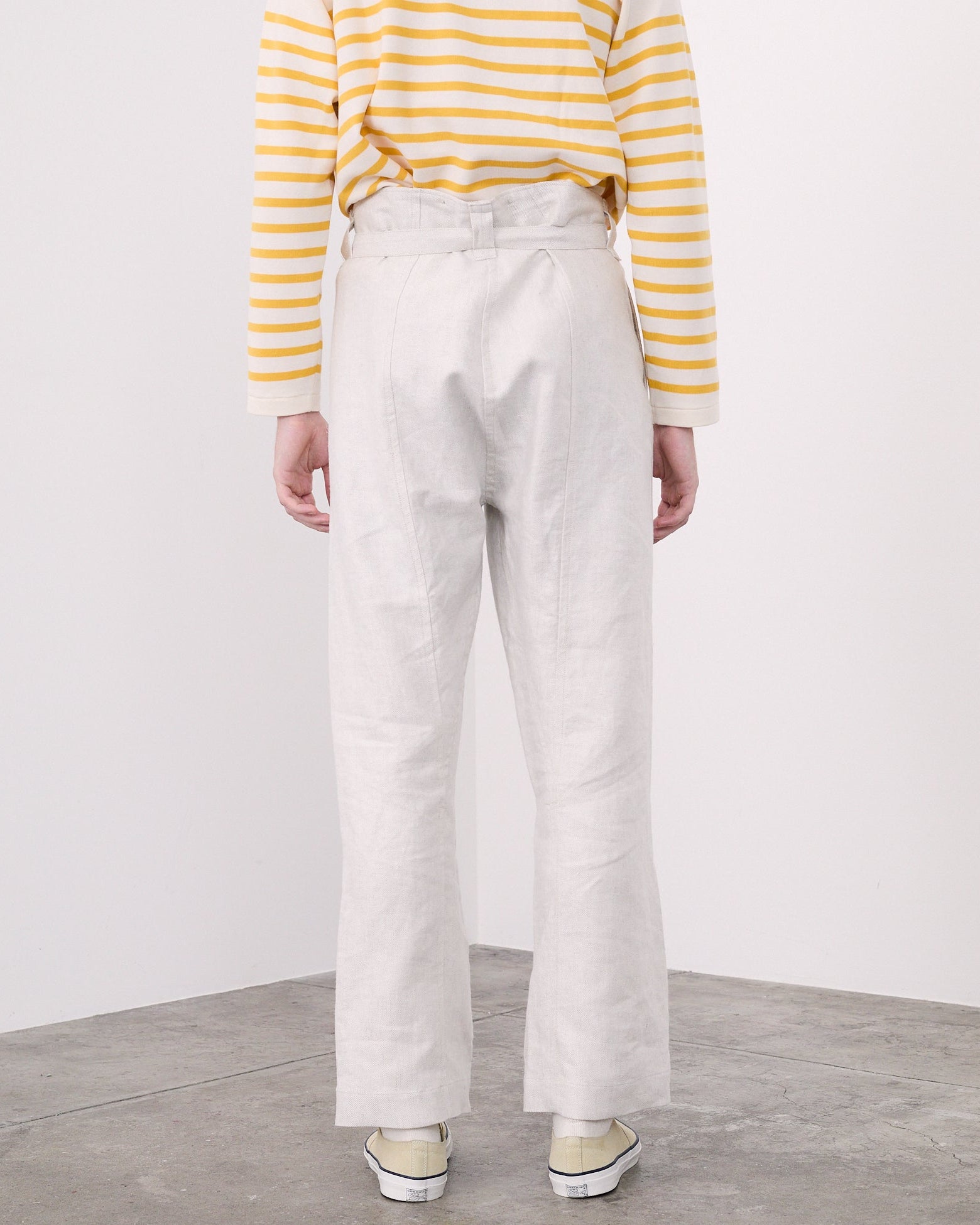 DOCKER PANTS / LINEN CANVAS – ANATOMICA OFFICIAL ONLINE STORE