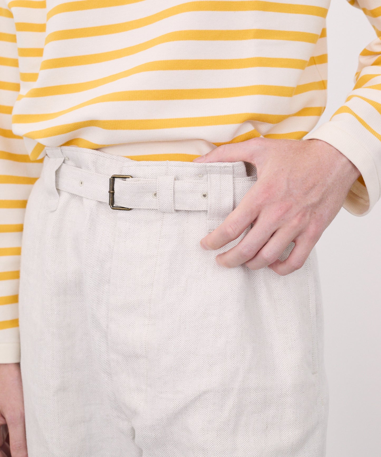 DOCKER PANTS / LINEN CANVAS