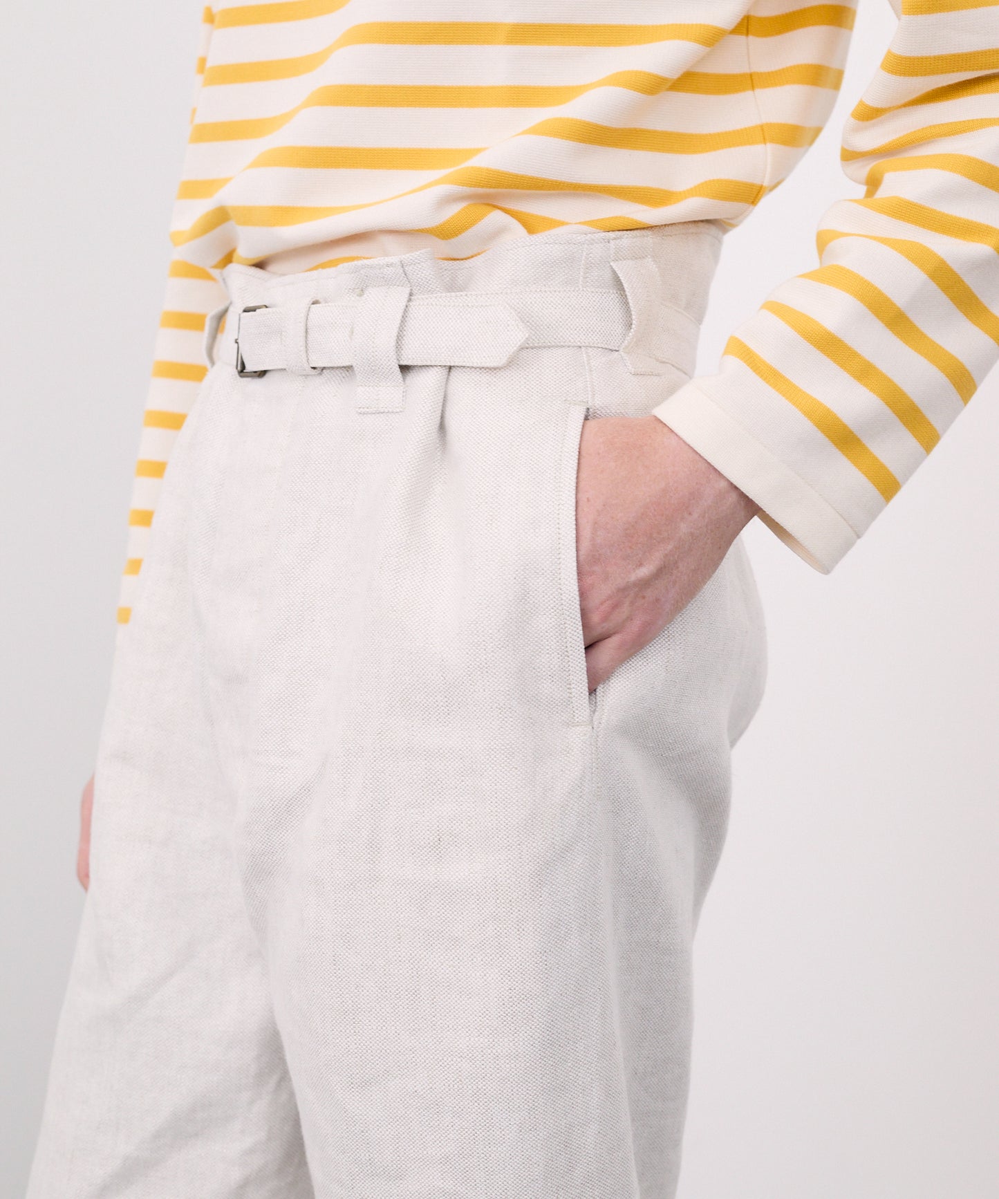 DOCKER PANTS / LINEN CANVAS