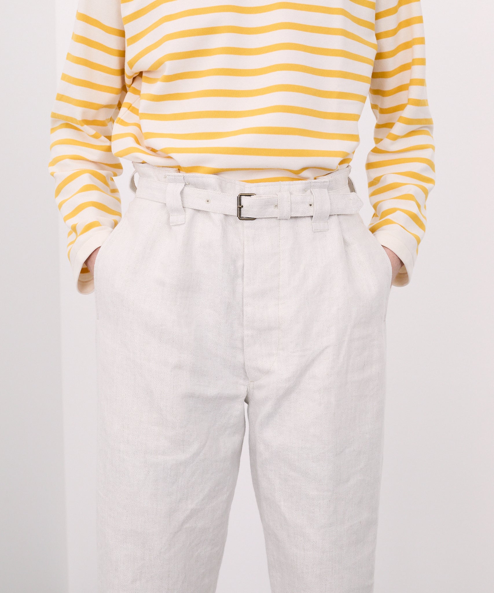 DOCKER PANTS / LINEN CANVAS – ANATOMICA OFFICIAL ONLINE STORE