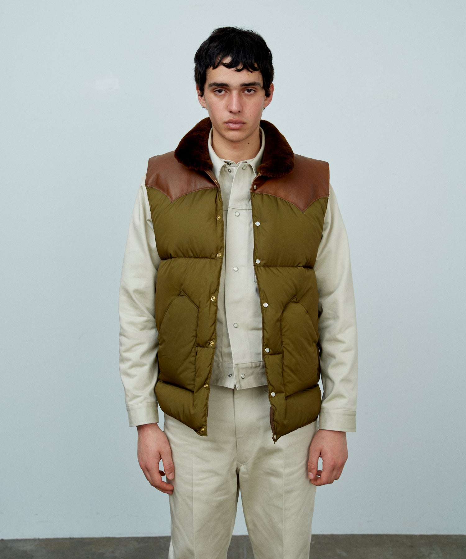 [新品] ANATOMICAアナトミカ別注CHRISTY VEST Rocky Mountain Featherbed Co. for ANATOMICA- CHRISTY VEST - BLACK