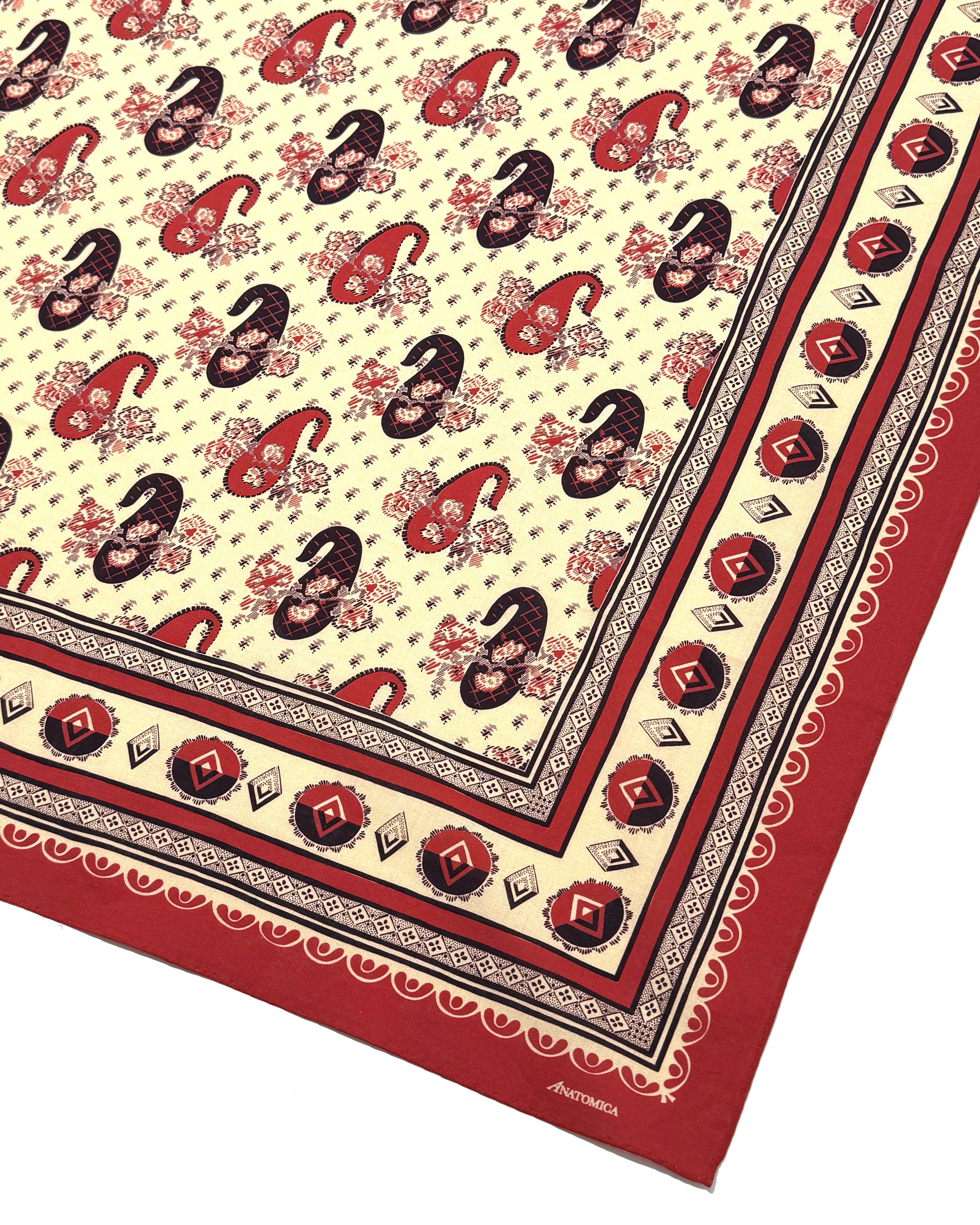 PAISLEY SCARF SQUARE – ANATOMICA OFFICIAL ONLINE STORE