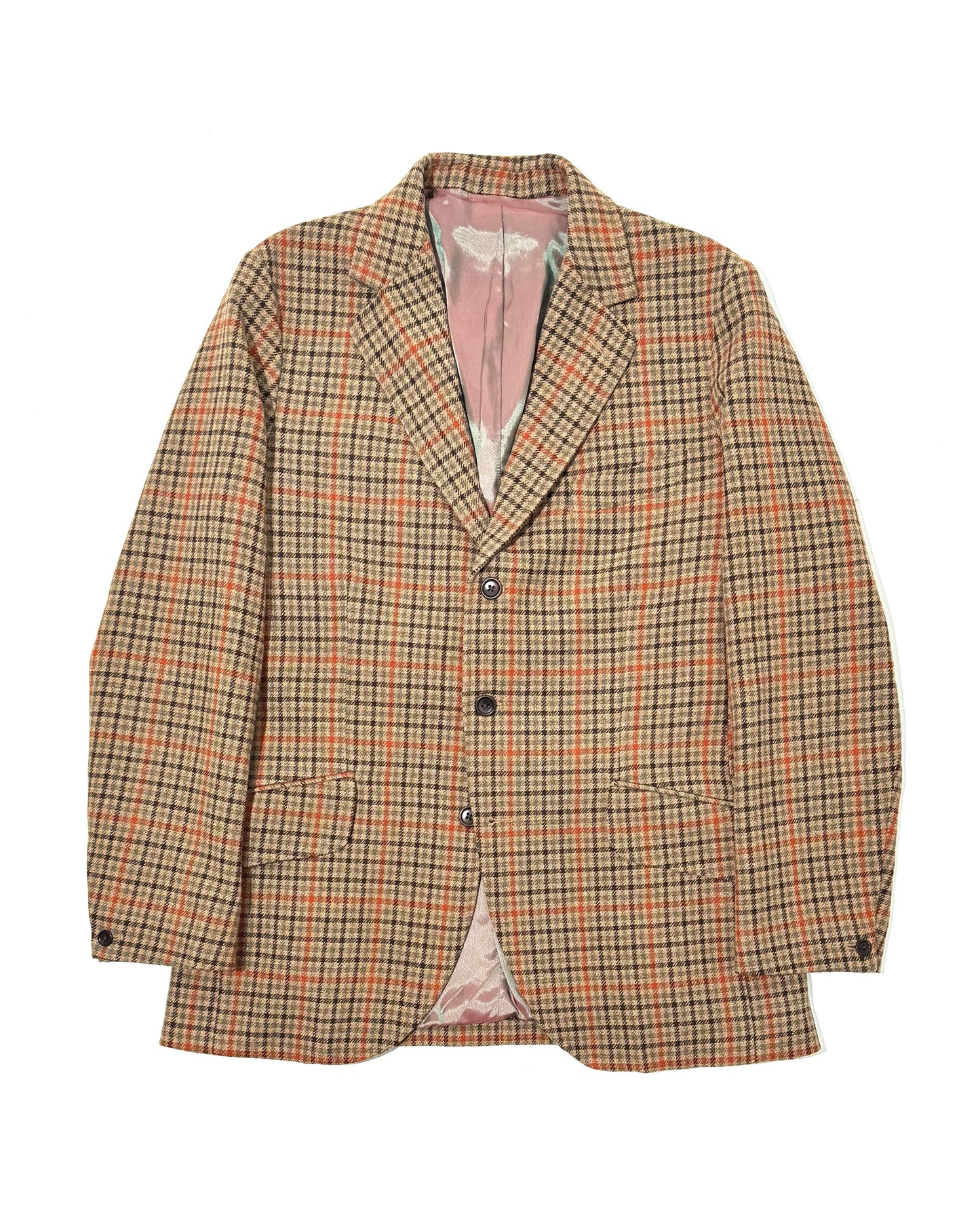 GILLES ALSPORT TWEED ORANGE CHECK