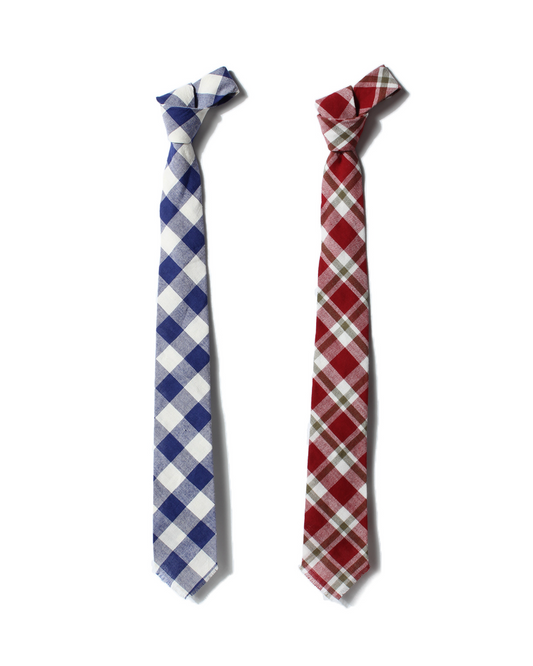 HAND FRINGE TIE / HL MADRAS