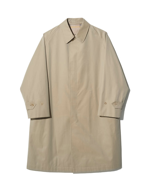 SINGLE RAGLAN COAT 1 / GABARDINE BEIGE