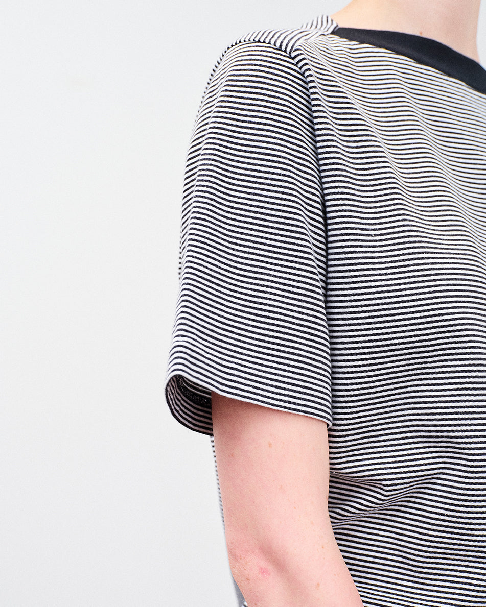 BRIGITTE TEE BORDER / BLACK BORDER