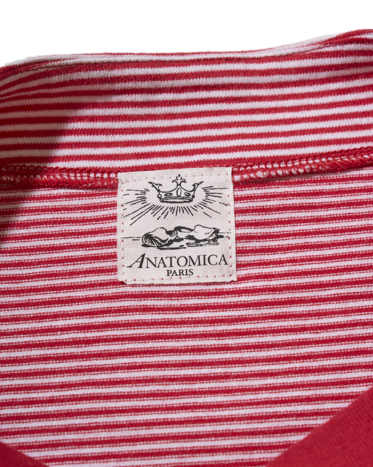 BRIGITTE TEE BORDER / RED BORDER