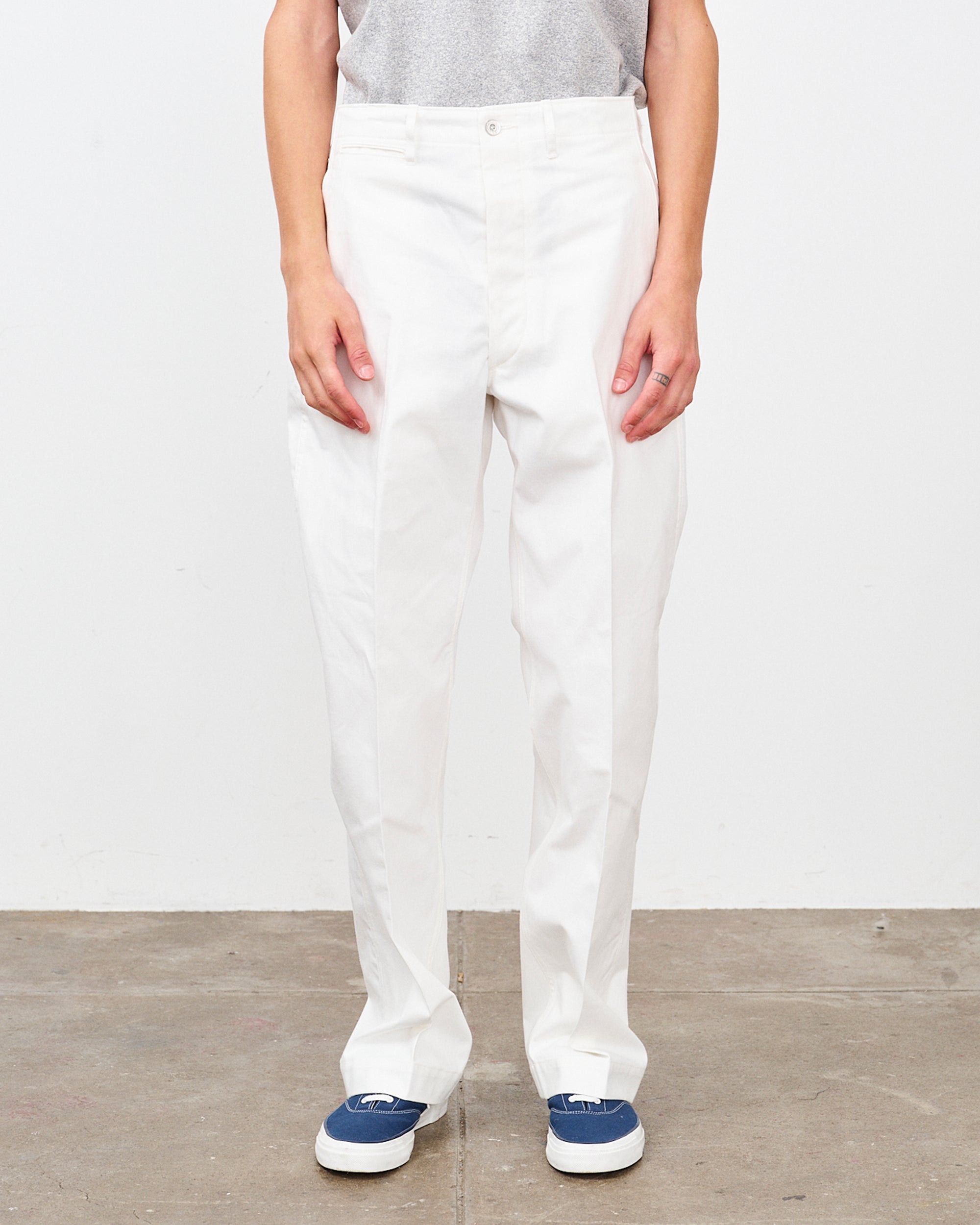 CHINO ZERO DUCK / WHITE – ANATOMICA OFFICIAL ONLINE STORE