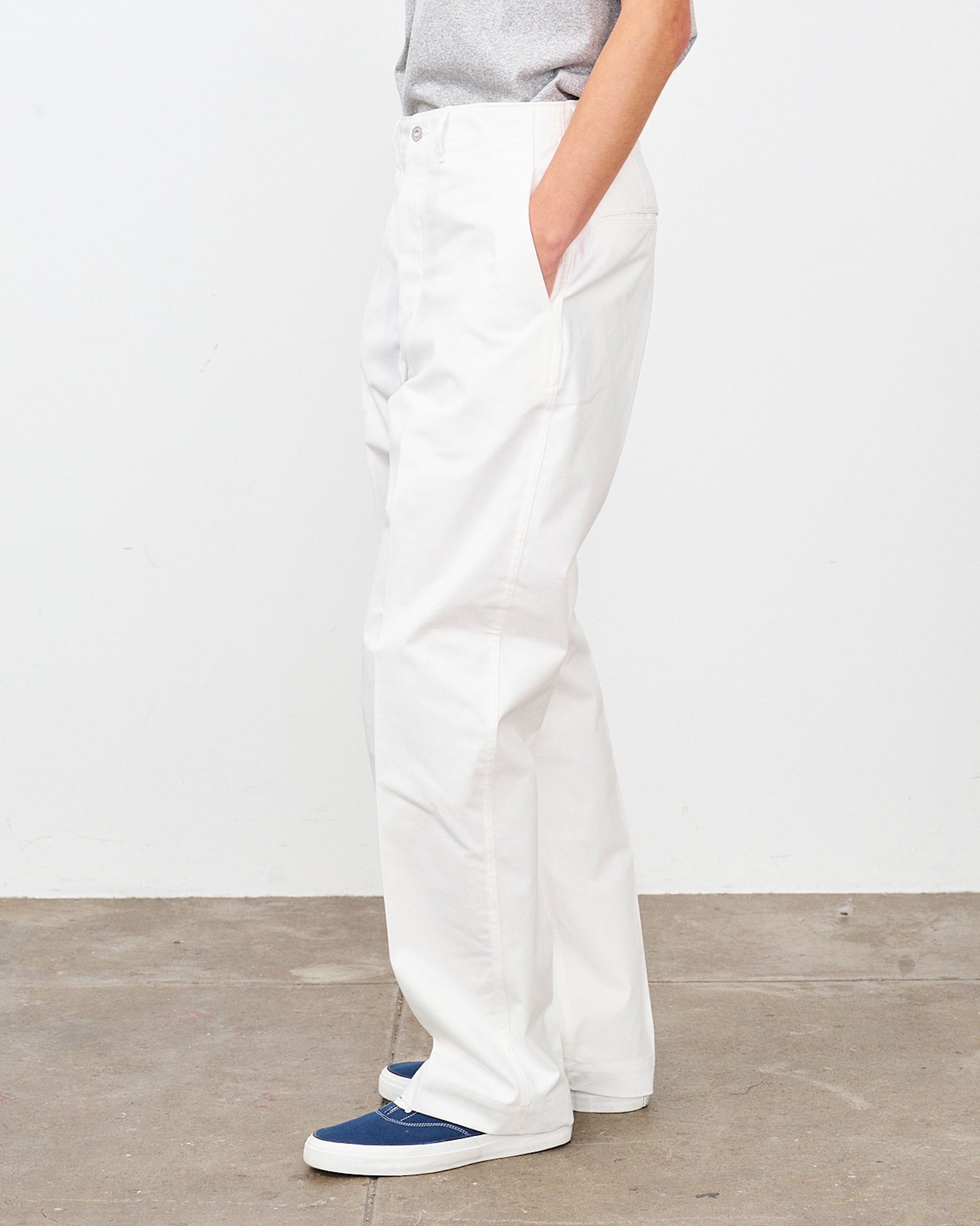 CHINO ZERO DUCK / WHITE – ANATOMICA OFFICIAL ONLINE STORE