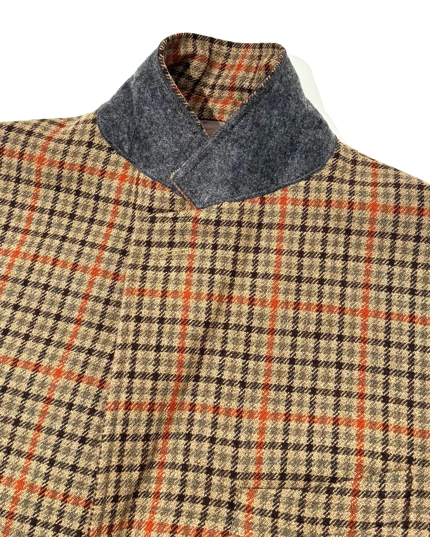 GILLES ALSPORT TWEED ORANGE CHECK