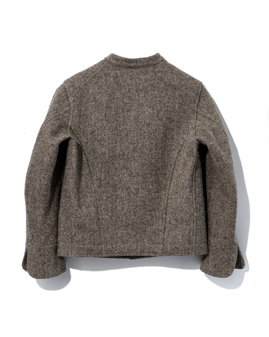 LADIES DOLMAN HBT WOOL TWEED